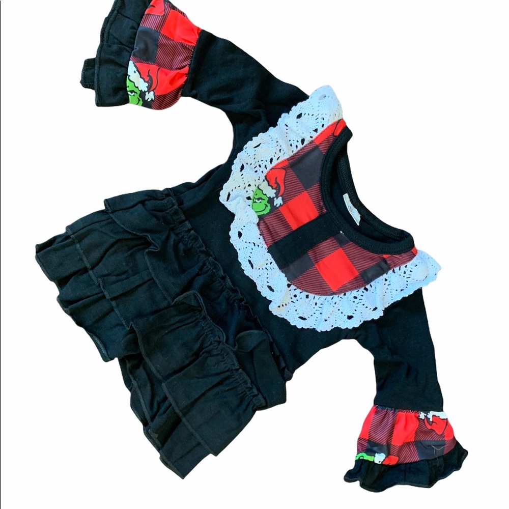 NWOT Sparkling Unicorn Brand Grinch Themed set 3-6 - Picture 3 of 4